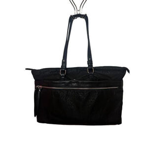 Tutilo New York Black Animal Print Shoulder Bag